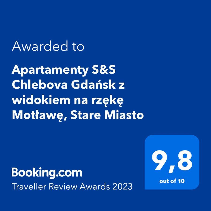 Apartamenty S&S Chlebova Gdansk Z Widokiem Na Rzeke Motlawe, Stare Miasto Ngoại thất bức ảnh